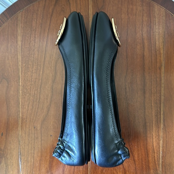 Tory Burch Minnie Travel Flat Black Size 10 New! - Picture 7 of 9